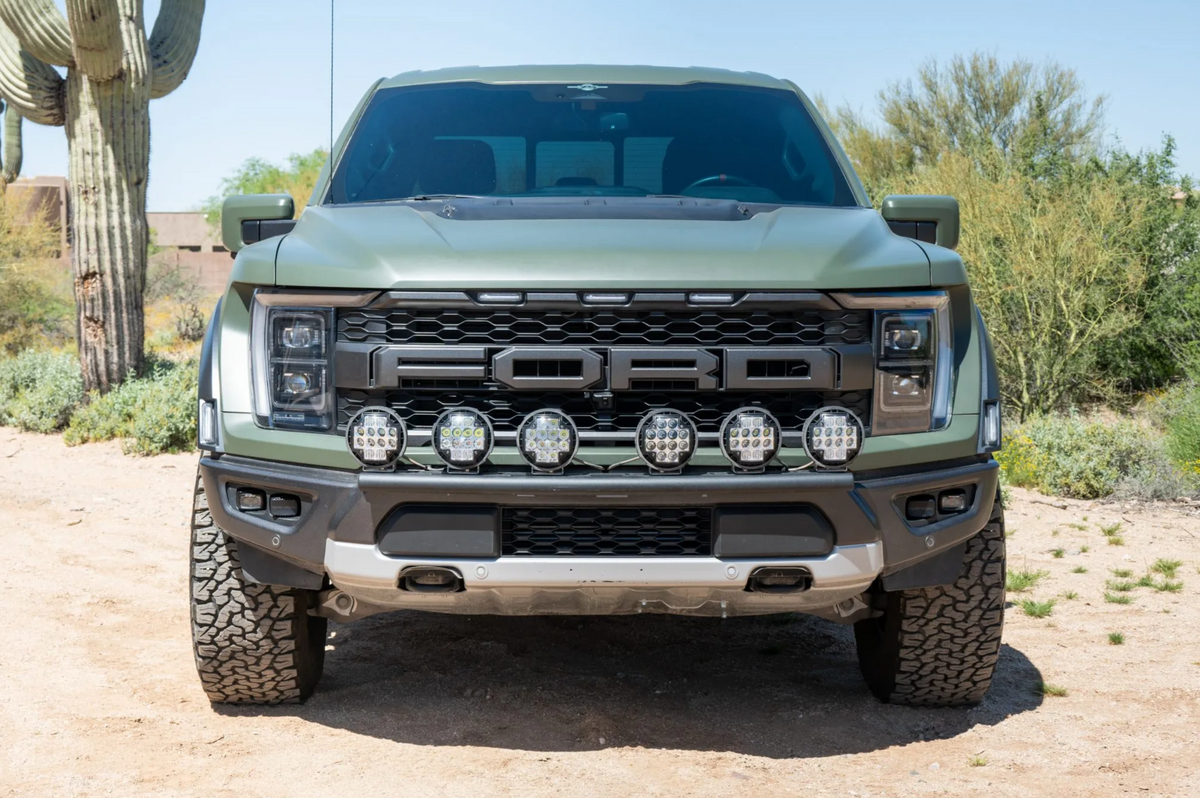 Foutz Motorsports Front Light Hoop Mount Kit (Standard Bumper) for 2021+ Ford F-150 Raptor & 2023 Ford F-150 Raptor R