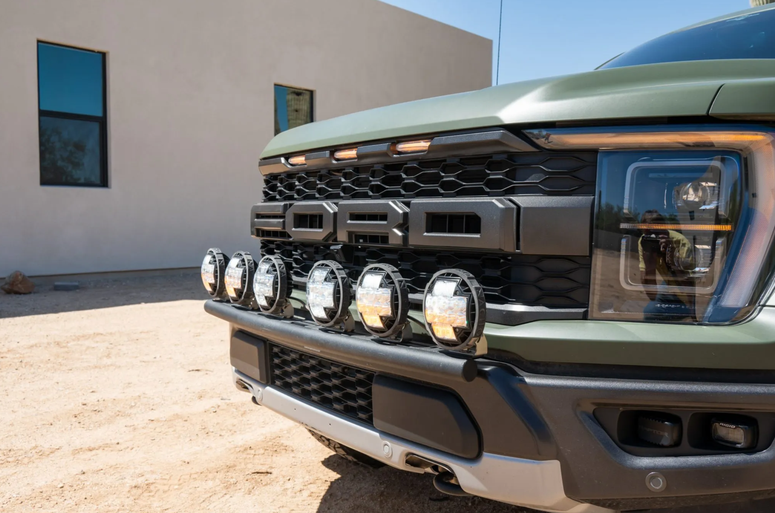 Foutz Motorsports Front Light Mount Kit (stock bumper) - Use Any Light 2021-2023 Ford F-150 Raptor 2023 Ford F-150 Raptor R