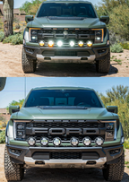 Foutz Motorsports Front Light Hoop Mount Kit (Standard Bumper) for 2021+ Ford F-150 Raptor & 2023 Ford F-150 Raptor R