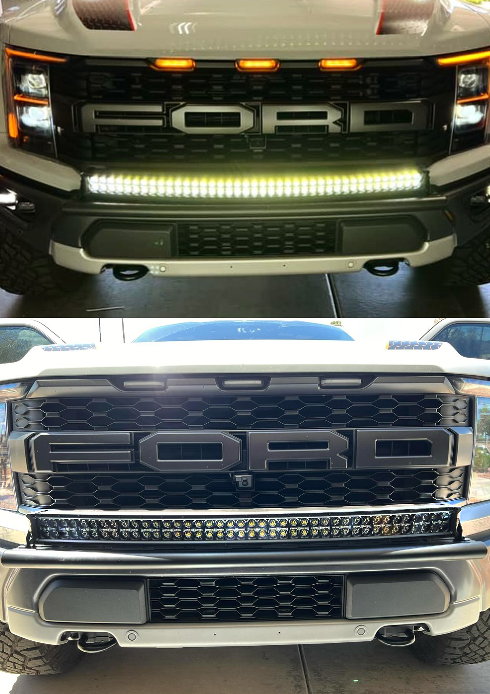Foutz Motorsports Front Light Mount Kit (stock bumper) - Use Any Light 2021-2023 Ford F-150 Raptor 2023 Ford F-150 Raptor R
