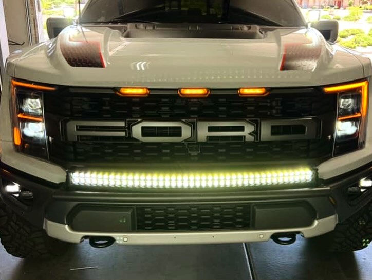 Foutz Motorsports Front Light Mount Kit (stock bumper) - Use Any Light 2021-2023 Ford F-150 Raptor 2023 Ford F-150 Raptor R