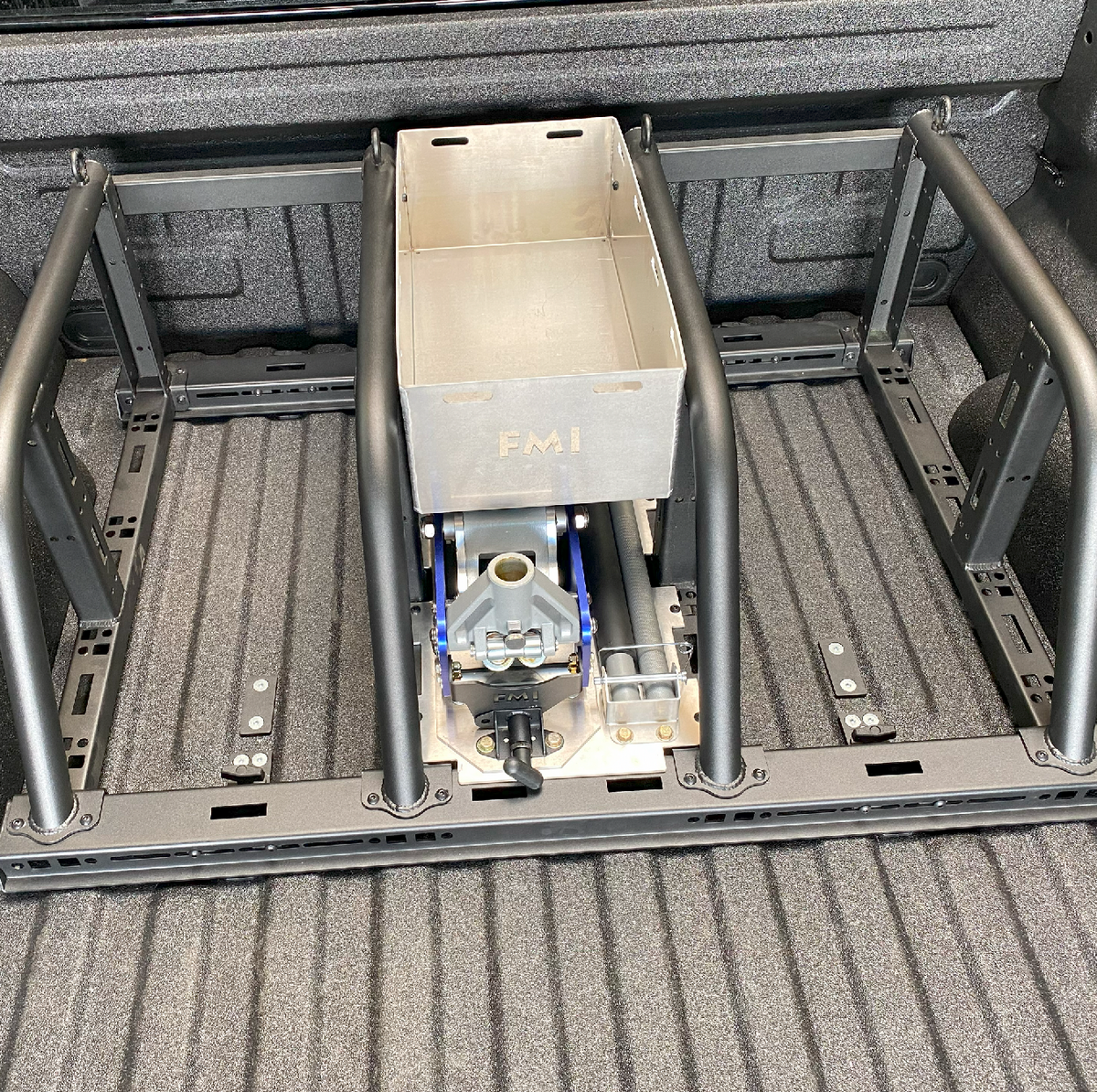 Foutz Motorsports Dual Tire Carrier Quick Release Modular Bed Organizer 2010-2014 Ford F-150 SVT Raptor 2017-2024 Ford F-150 Raptor 2023-2024 Ford F-150 Raptor R