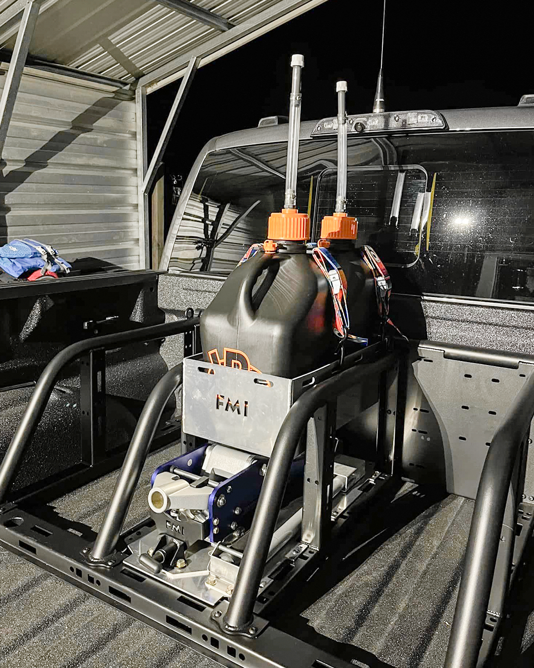 Foutz Motorsports Dual Tire Carrier Quick Release Modular Bed Organizer 2010-2014 Ford F-150 SVT Raptor 2017-2024 Ford F-150 Raptor 2023-2024 Ford F-150 Raptor R