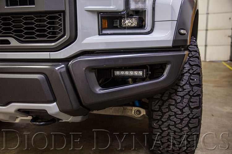 Diode Dynamics SS12 LED Fog Light Kit for 2017-2020 Ford Raptor White Driving