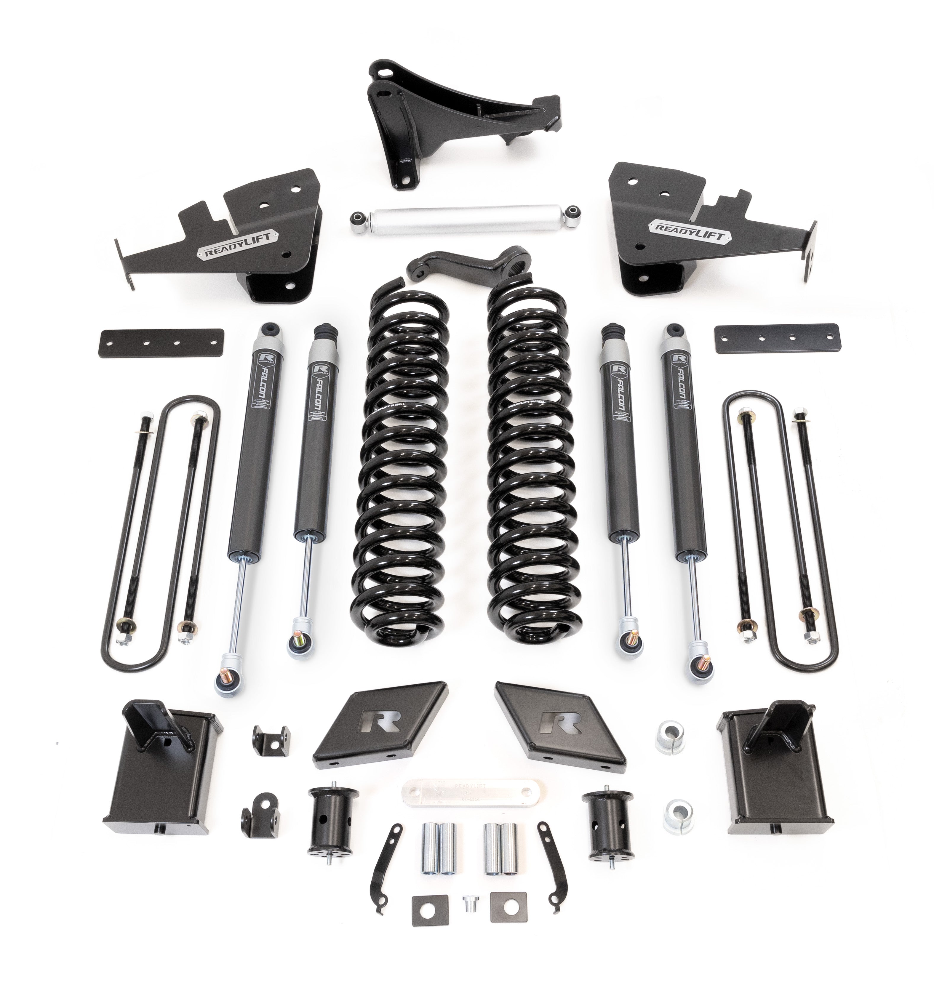 ReadyLIFT 17-22 Ford F-250/350 7'' Big Lift Kit With Falcon Shocks - Apollo Off-Road