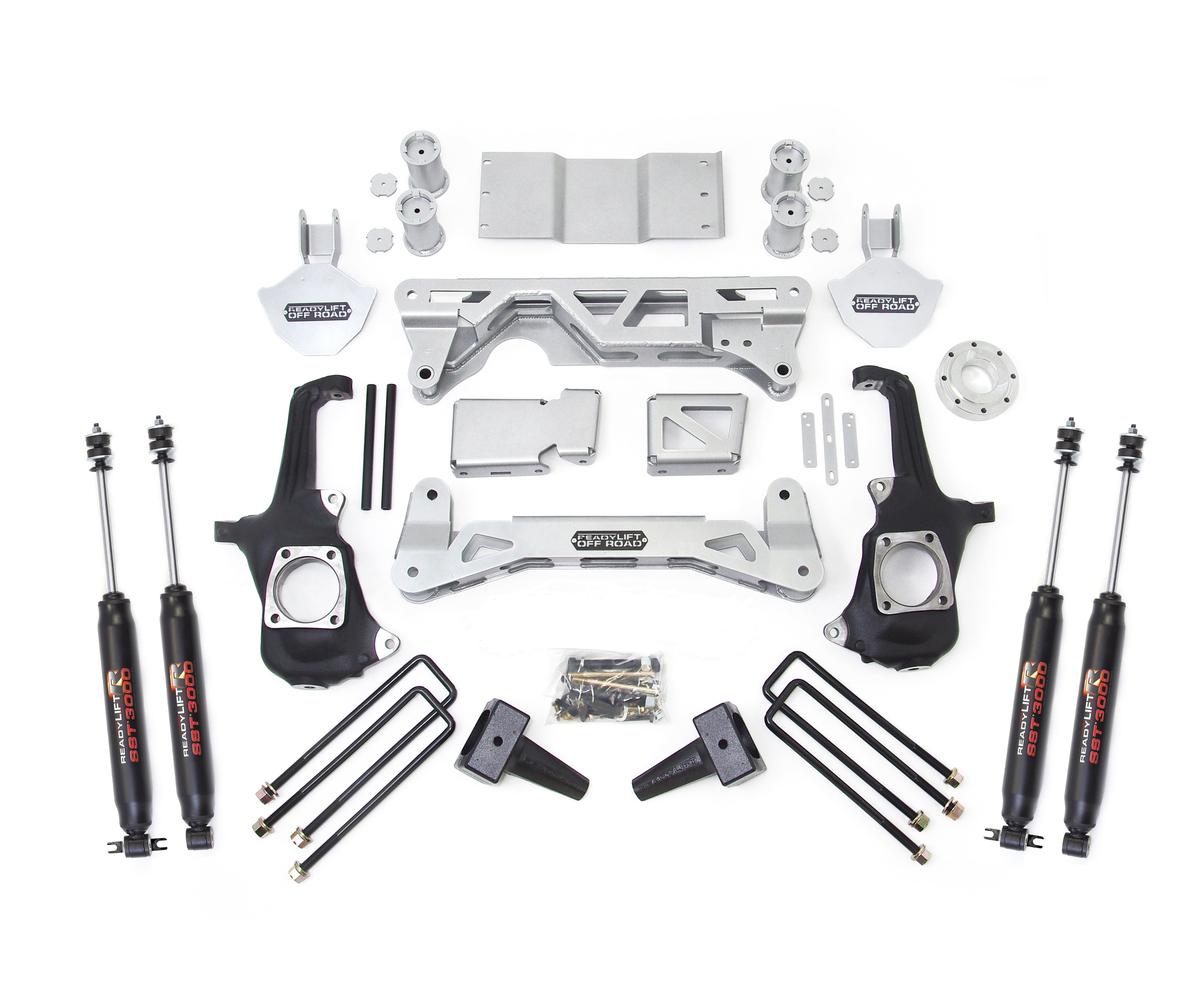 ReadyLIFT 2011-2018 Chevrolet/GMC 2500/3500HD 5-6'' Lift Kit With SST3000 Shocks - Apollo Off-Road