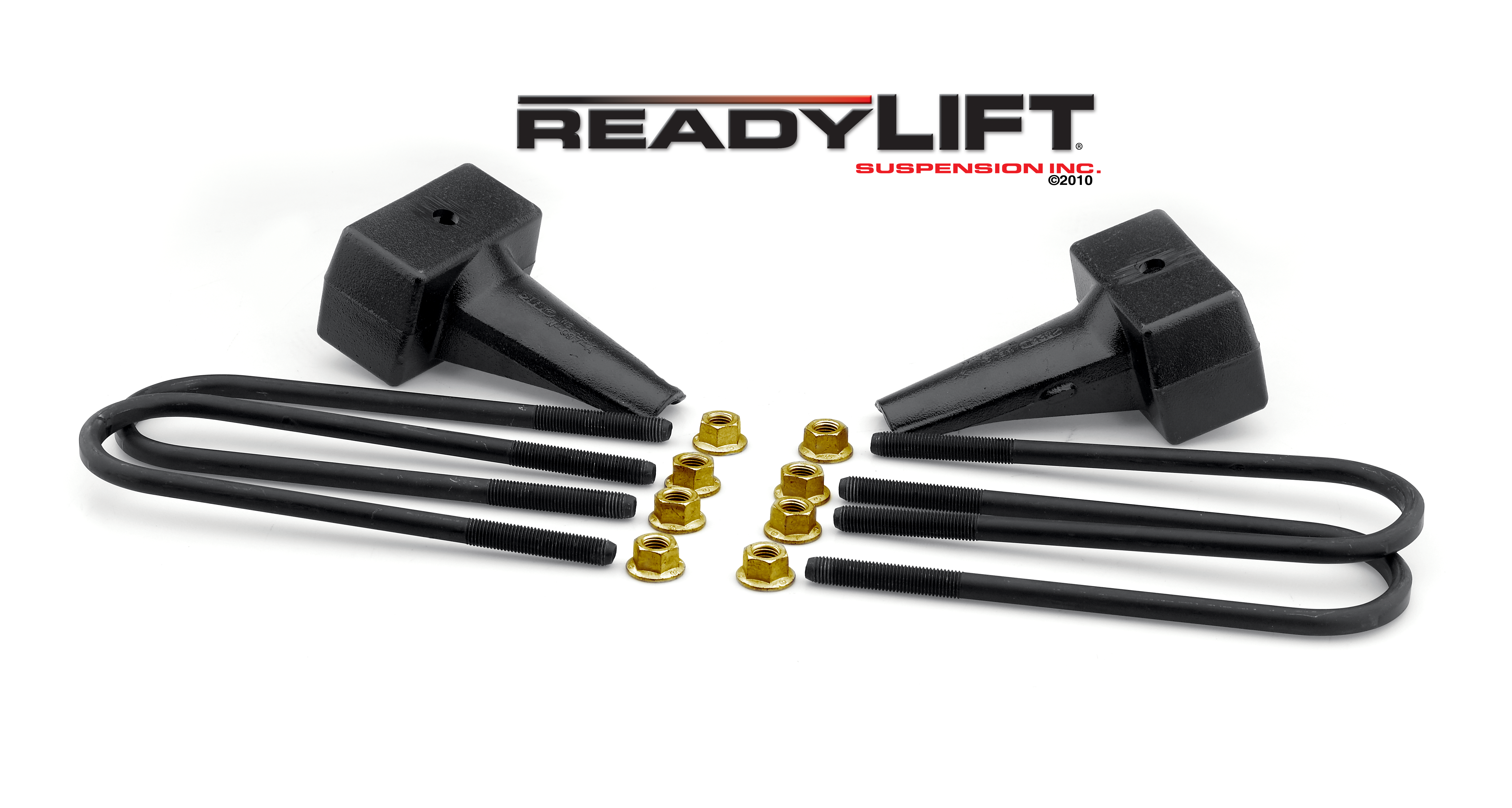 ReadyLIFT 2011-2018 Ford F250/F350/F450 4'' Rear Block Kit - Apollo Off-Road