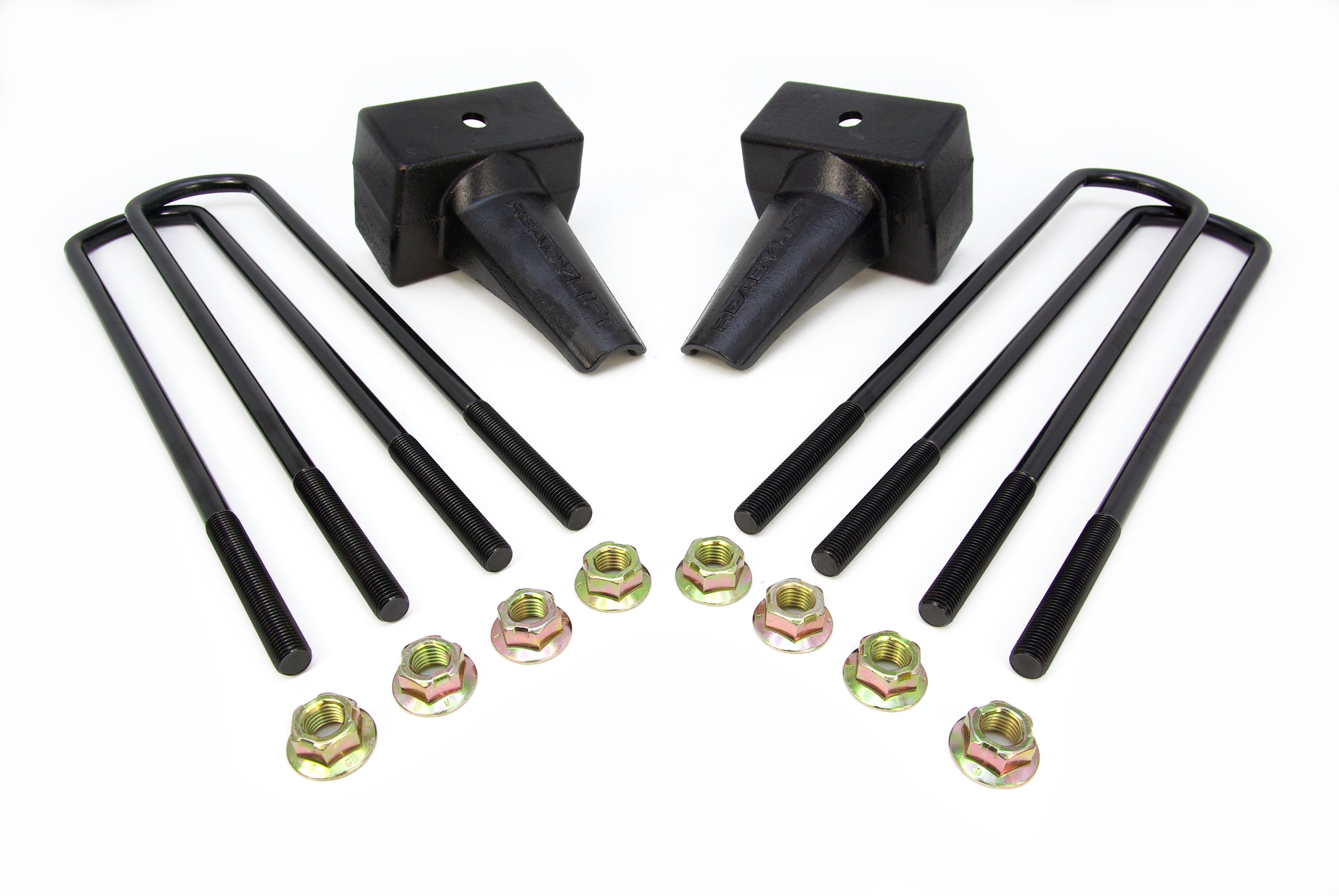 ReadyLIFT 2011-2018 Ford F250/F350/F450 4'' Rear Block Kit - Apollo Off-Road