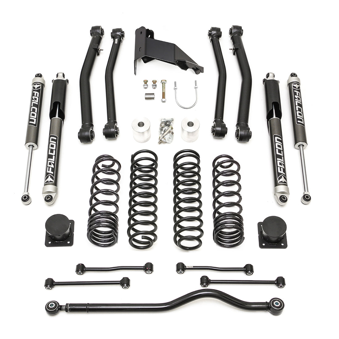 ReadyLIFT 2020-2022 Jeep Gladiator 4'' Terrain Flex Max w/ Falcon 2.1 Shocks - Apollo Off-Road