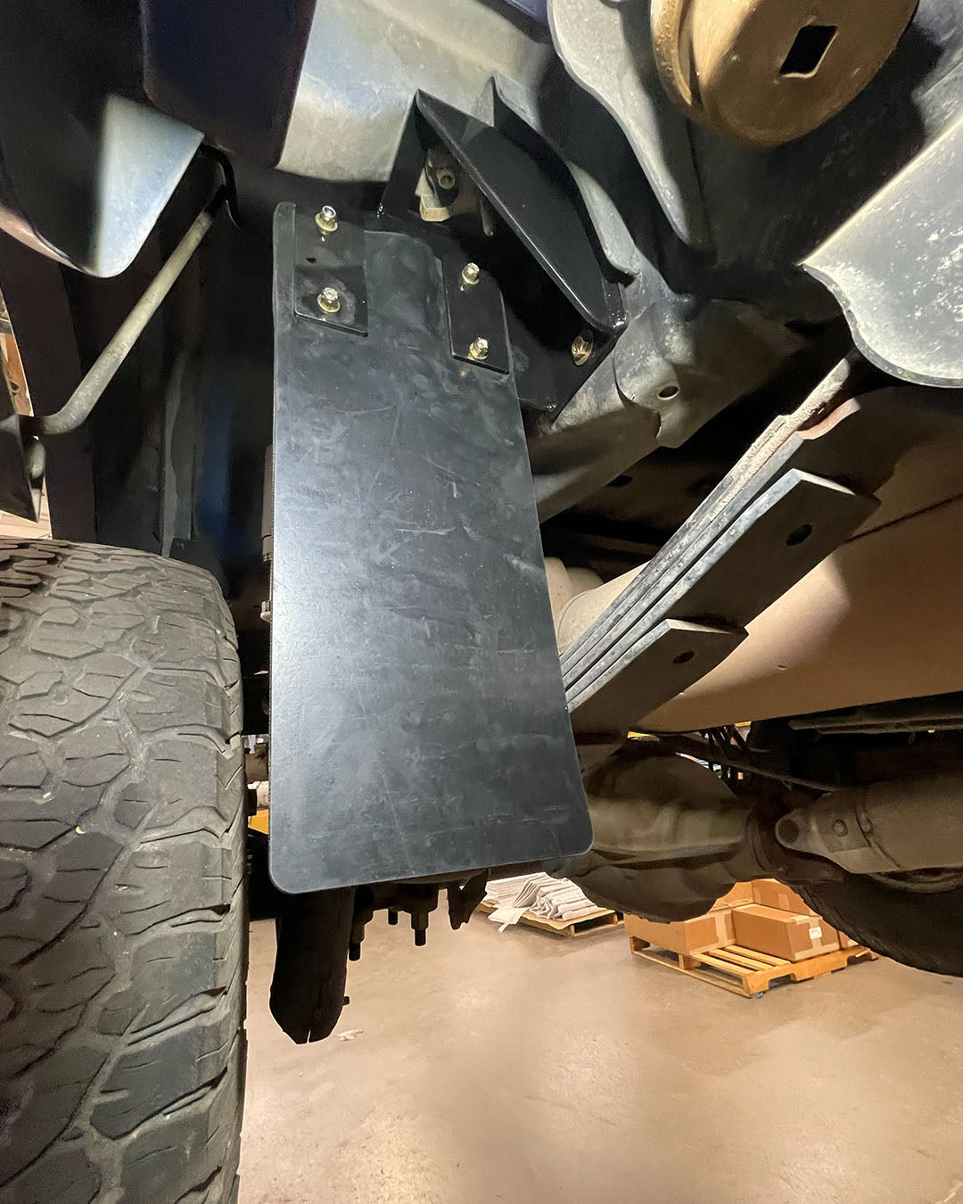 Foutz Motorsports 2010-2014 Gen 1 Raptor Rear Shock Guard Mud Flap Frame Mount Kit