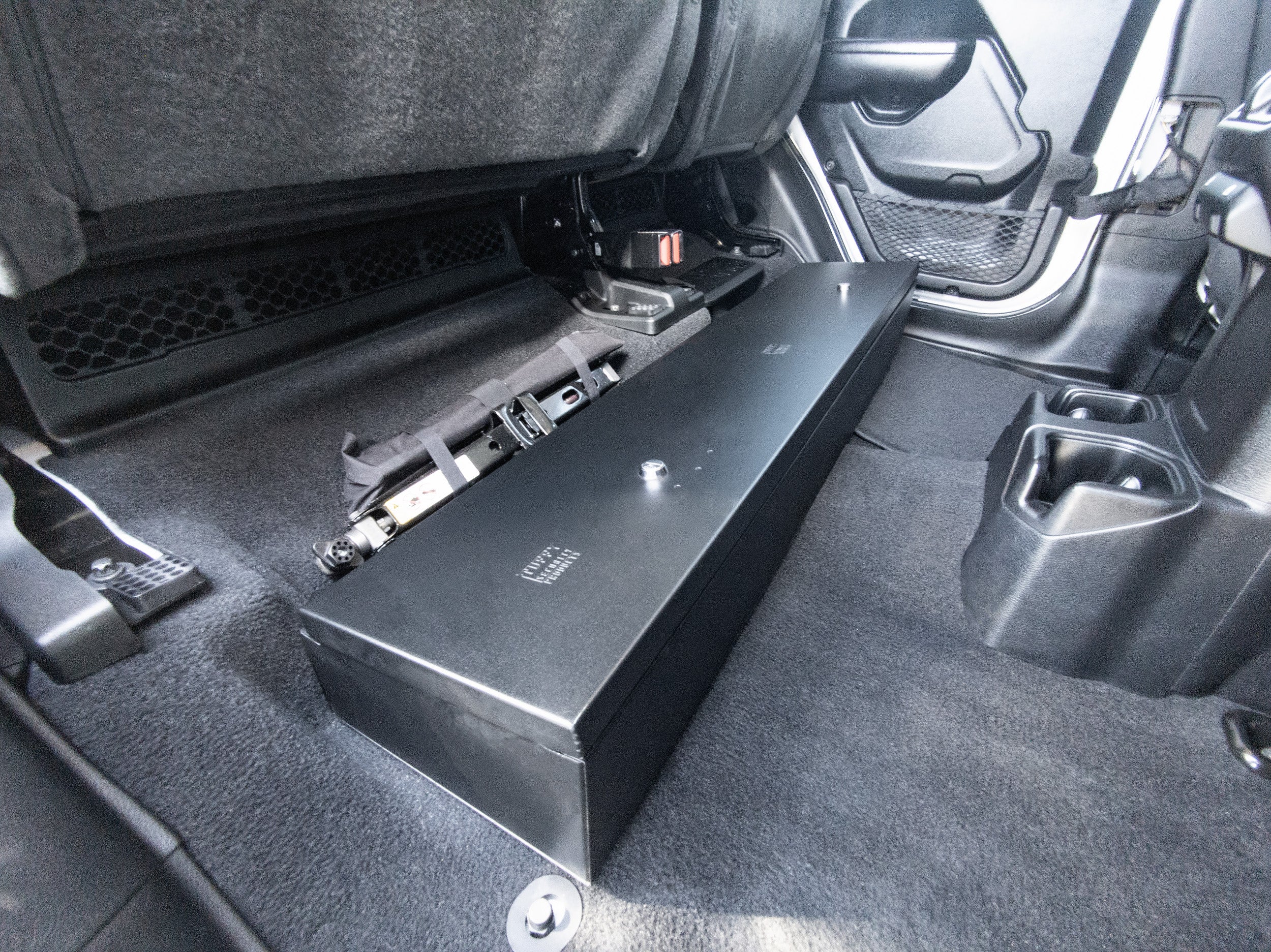 Rear Underseat Lockbox - '20-23 Gladiator (Black) - Apollo Off-Road