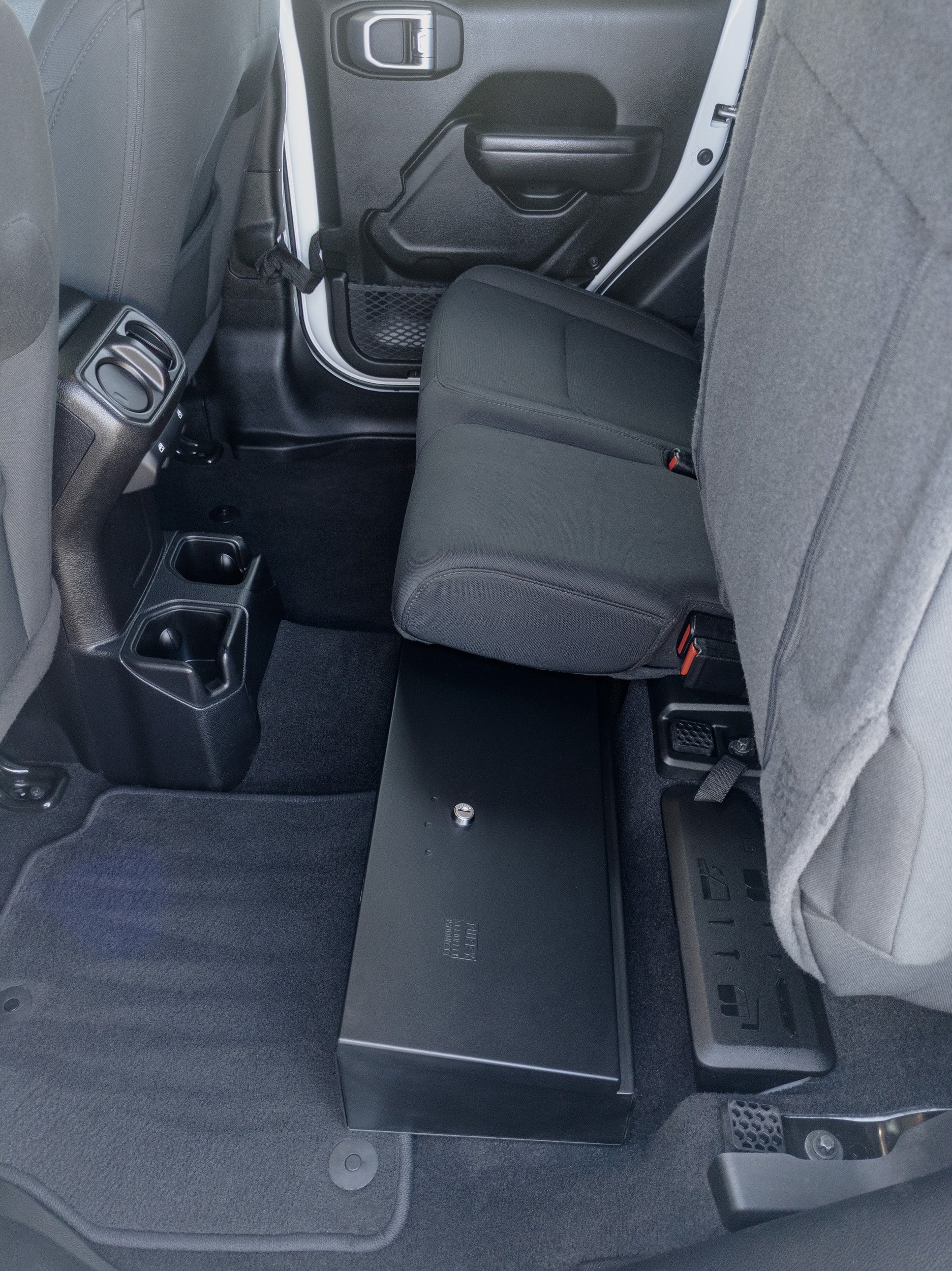 Rear Underseat Lockbox - '20-23 Gladiator (Black) - Apollo Off-Road