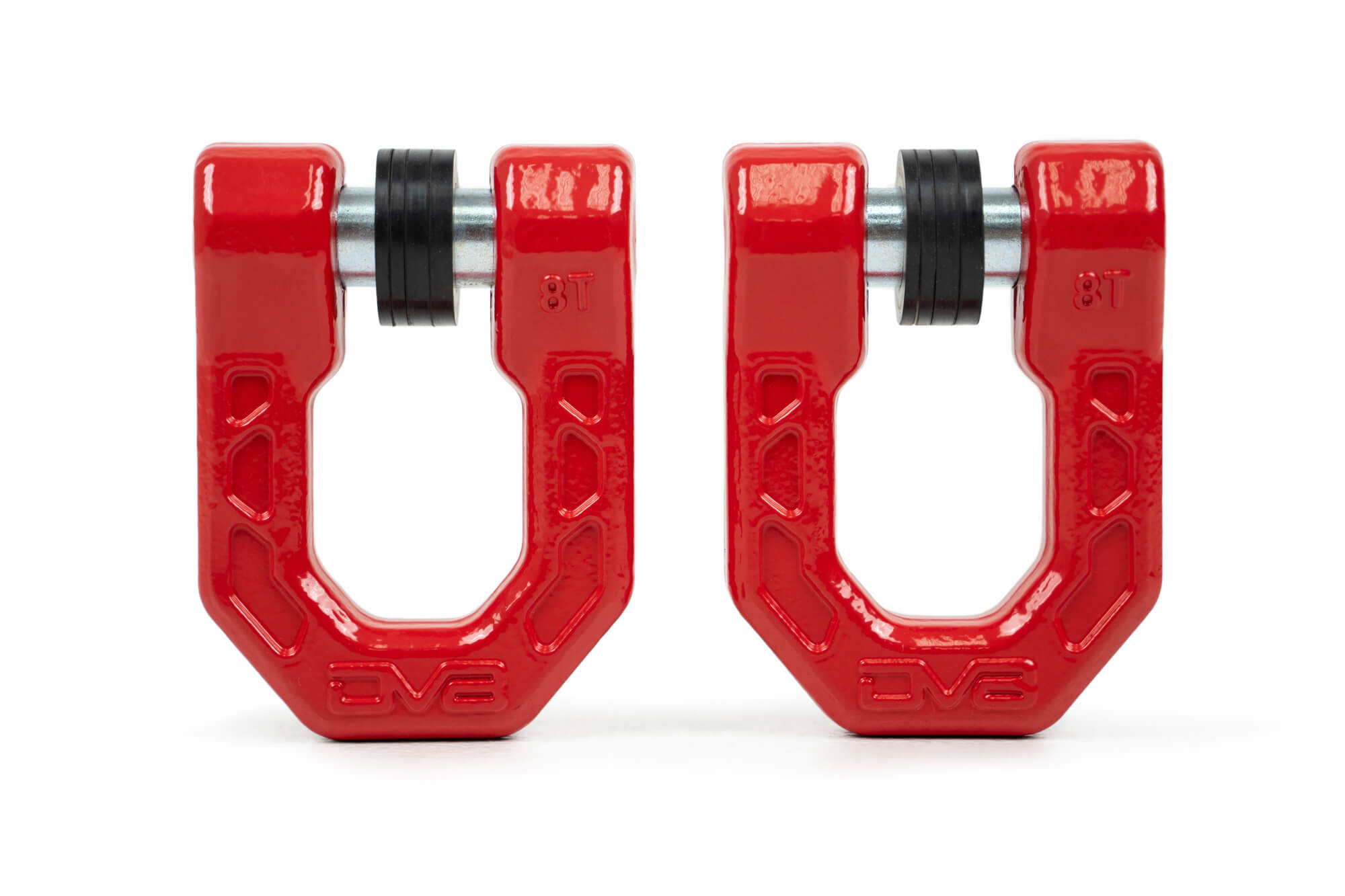 Red DV8 Elite Series D-Rings (Pair) - Apollo Off-Road