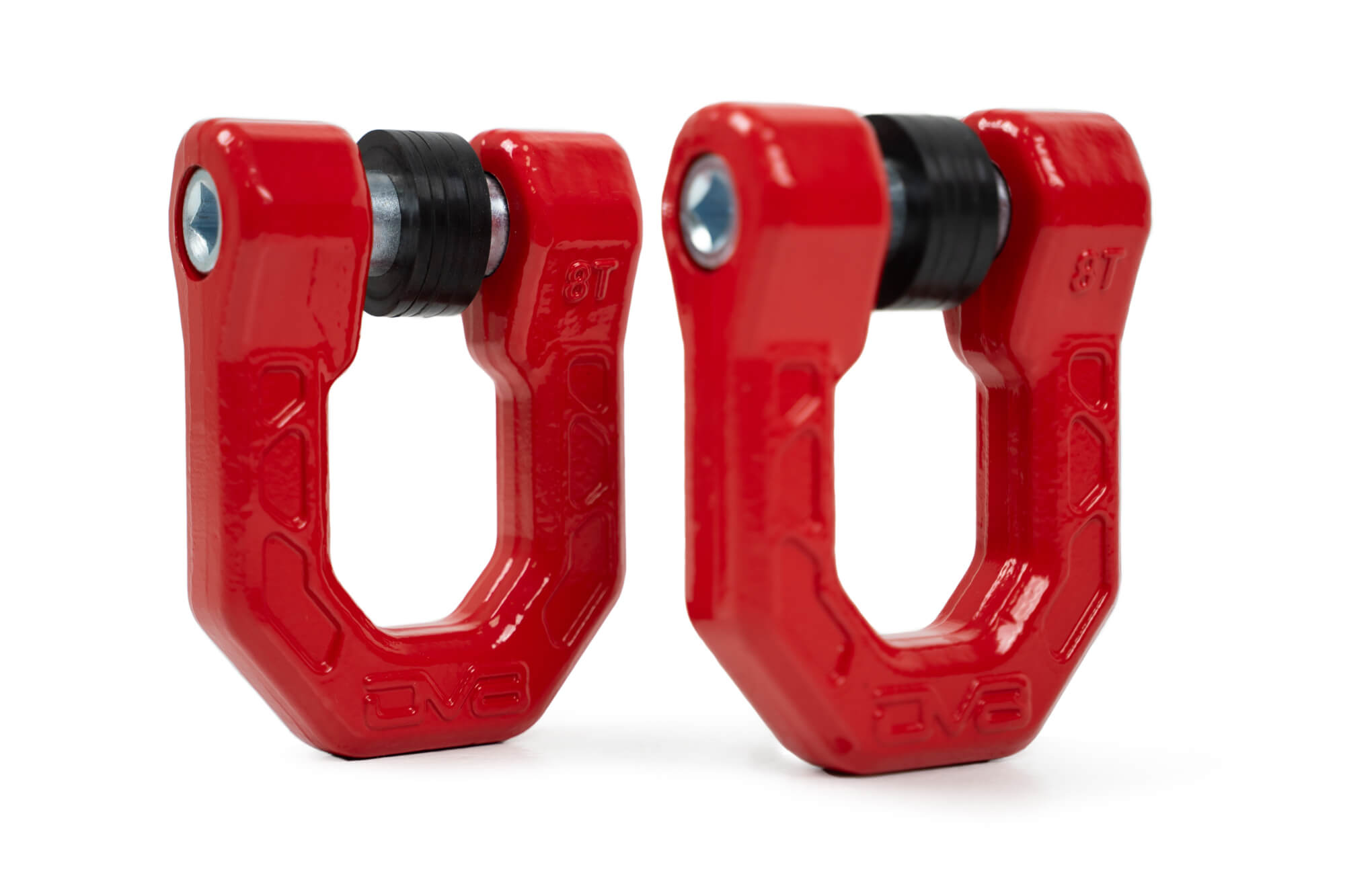 Red DV8 Elite Series D-Rings (Pair) - Apollo Off-Road
