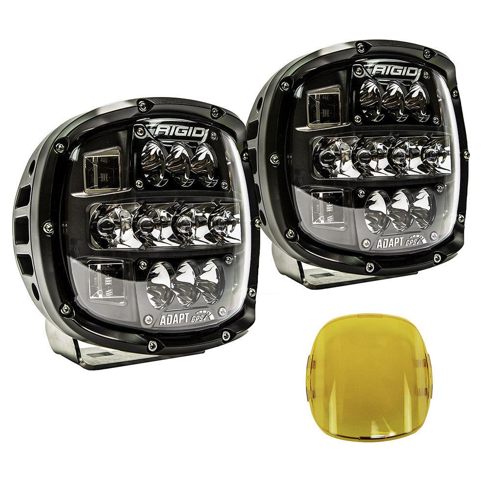 RIGID Industries Adapt XP Extreme Powersports LED Light, 3 Lighting Zones, GPS Module, Pair - Apollo Off-Road