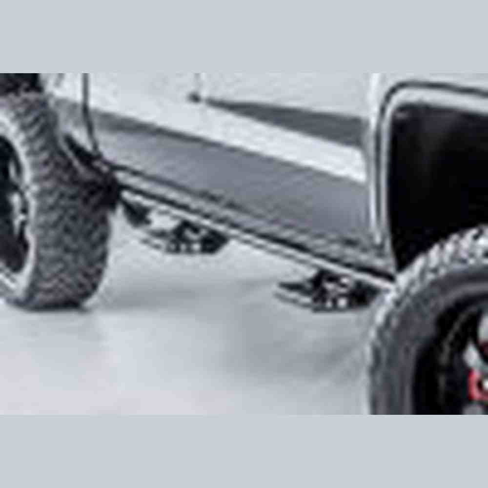 RKR Rails - Cab Len (2 Steps) - 05-15 Tacoma Double - TX Blk - Apollo Off-Road