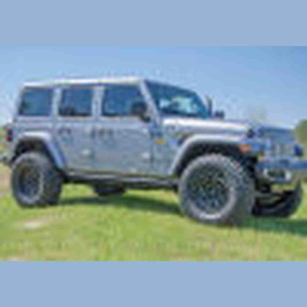 RKR Rails - Cab Len (2 Steps) - 20-22 Gladiator JT 4Dr - TX Blk - Apollo Off-Road