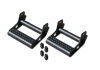 Rock Rail Detachable Step - Textured Black - Pair - Apollo Off-Road