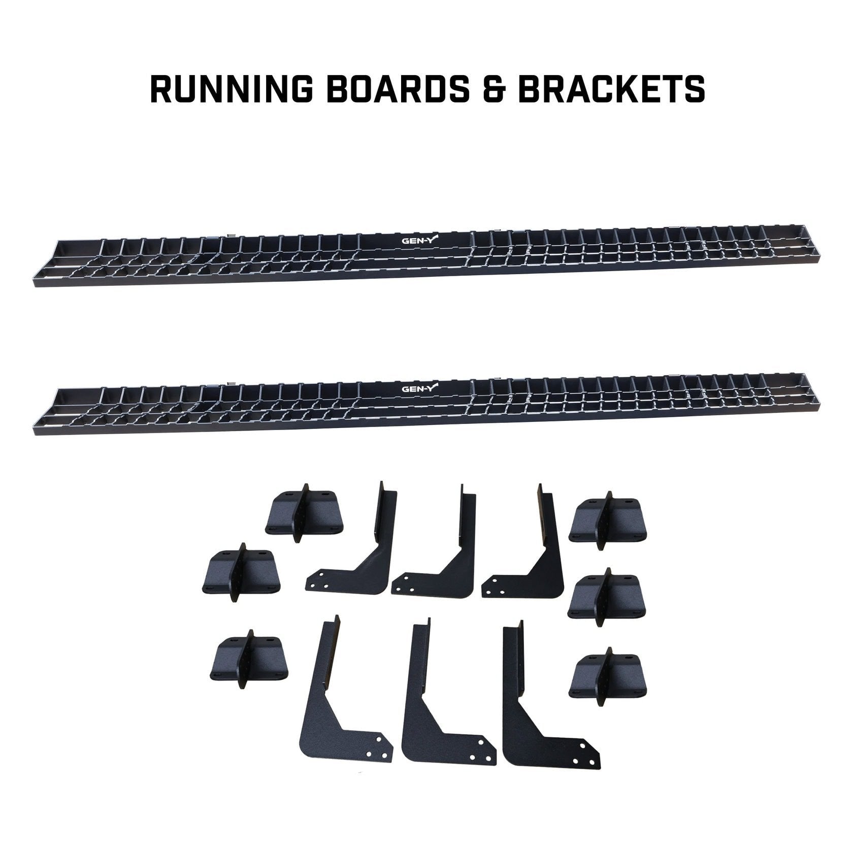 GEN-Y Hitch Running Boards Only - 84" Long - RS & CS