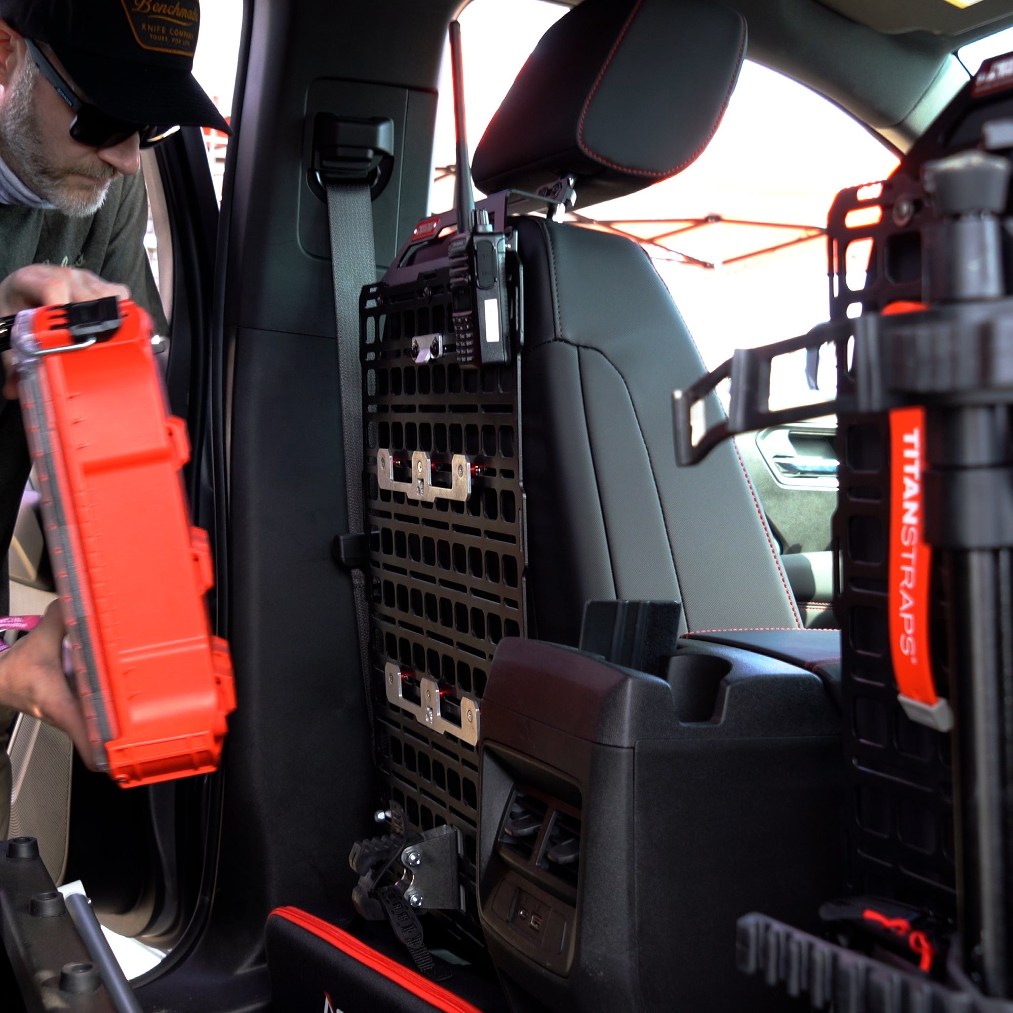 Seat Back Tech Plate MOLLE Kit | Chevrolet Colorado & GMC Canyon (2023+) - Apollo Off-Road