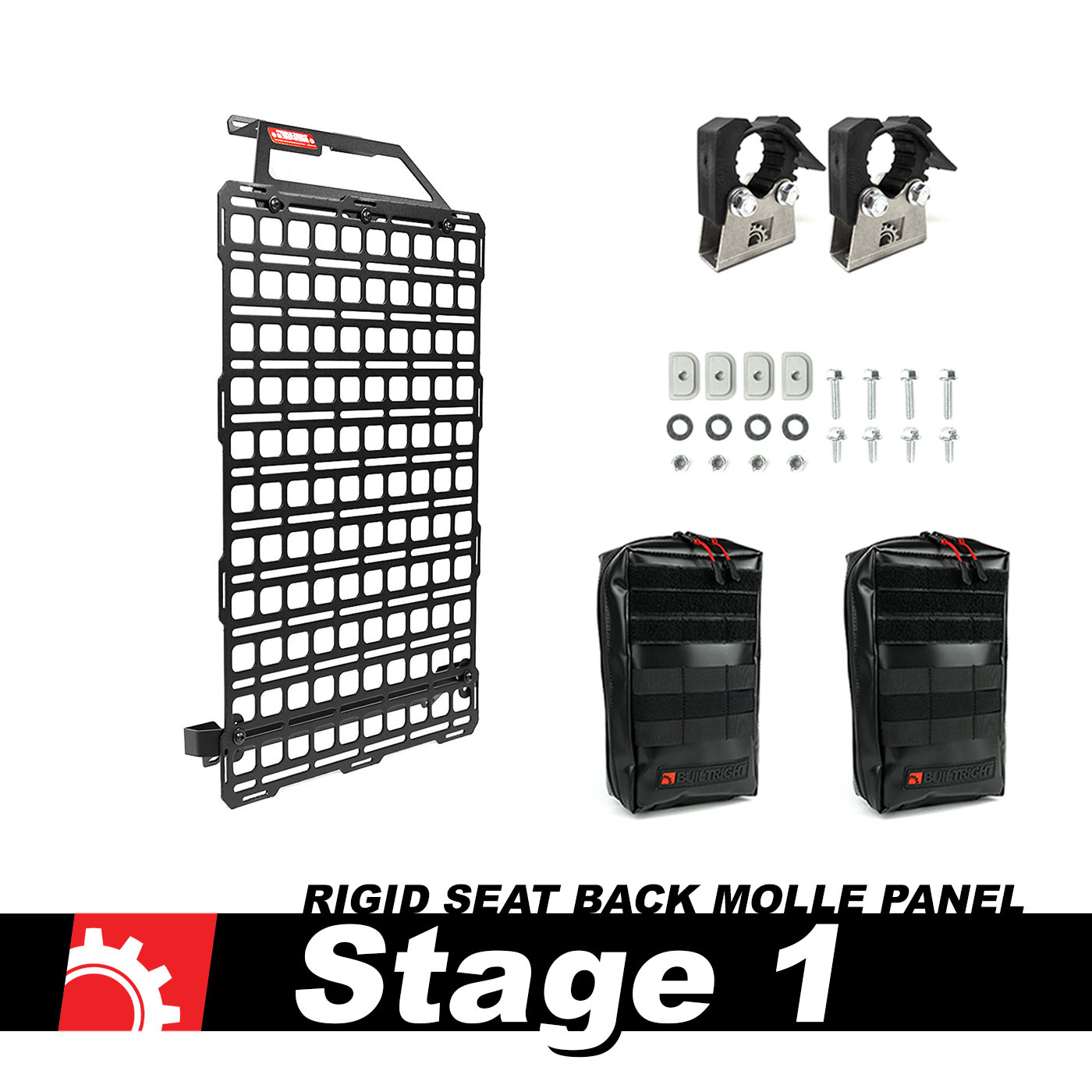 Seat Back Tech Plate MOLLE Kit | Chevrolet Colorado & GMC Canyon (2023+) - Apollo Off-Road