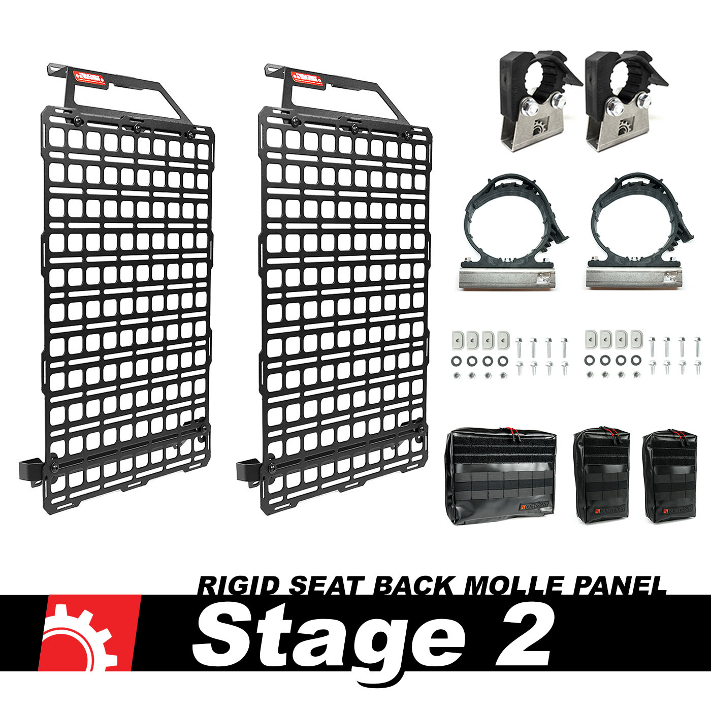 Seat Back Tech Plate MOLLE Kit | Chevrolet Colorado & GMC Canyon (2023+) - Apollo Off-Road