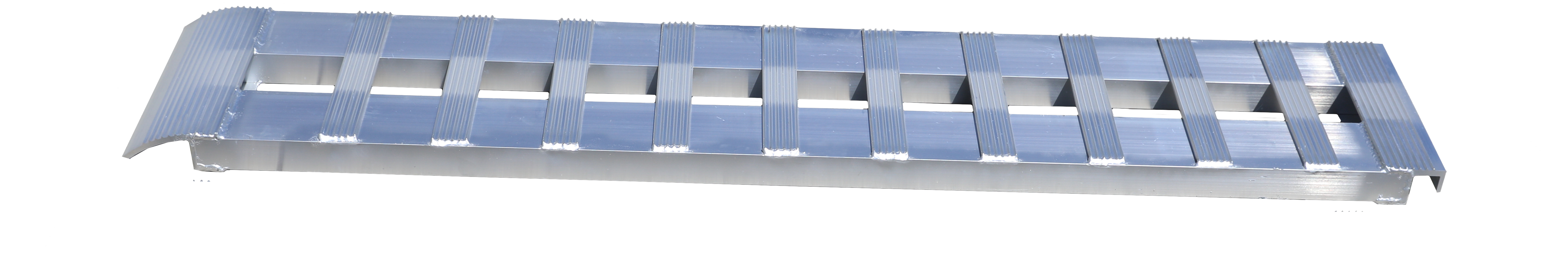 Single Heavy Duty 6 foot Aluminum Loading Ramp 14" x 72" 3K Capacity - Apollo Off-Road