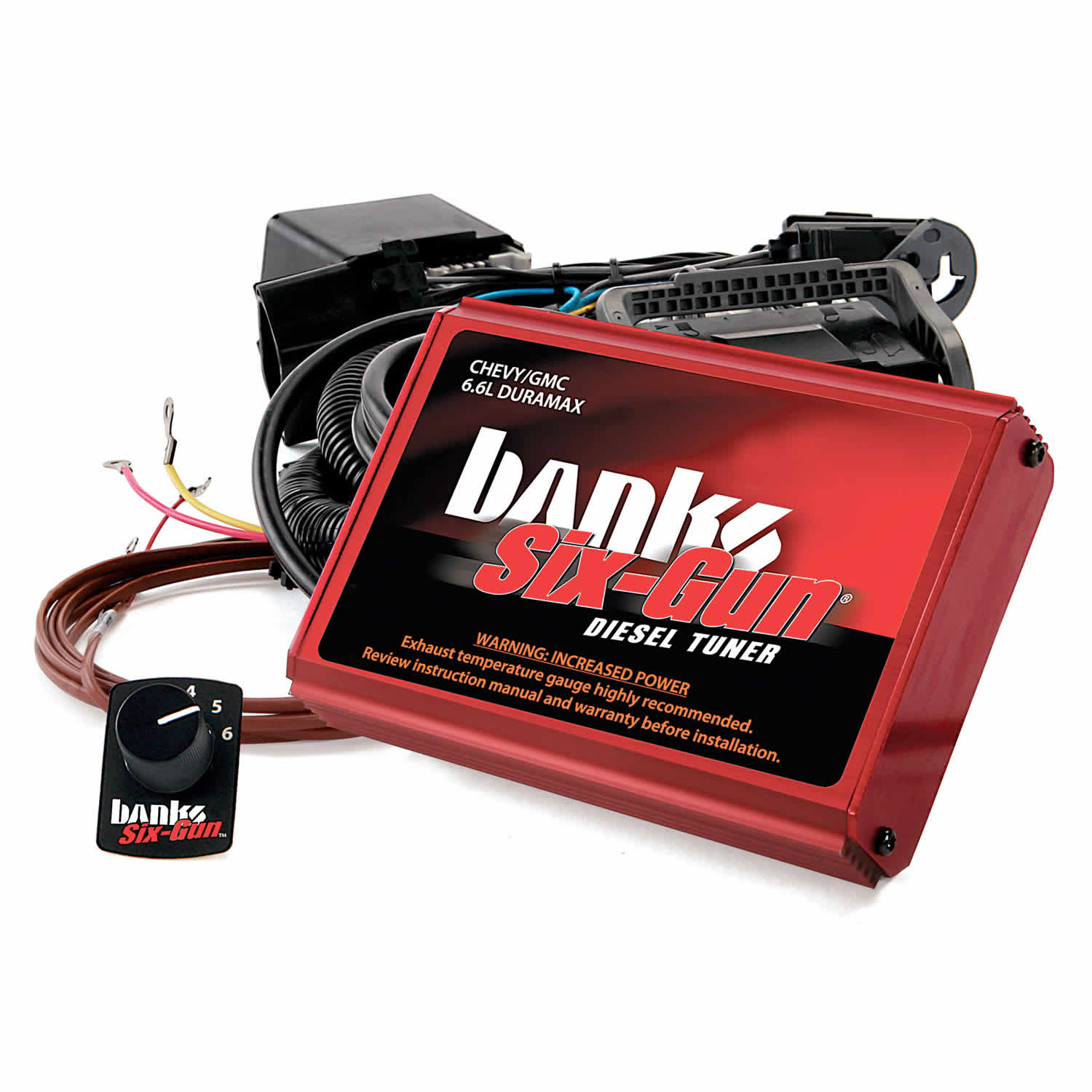 Six-Gun Diesel Tuner W/Switch 06-07 Chevy/GMC 6.6L LLY-LBZ Banks Power 63867 - Apollo Off-Road