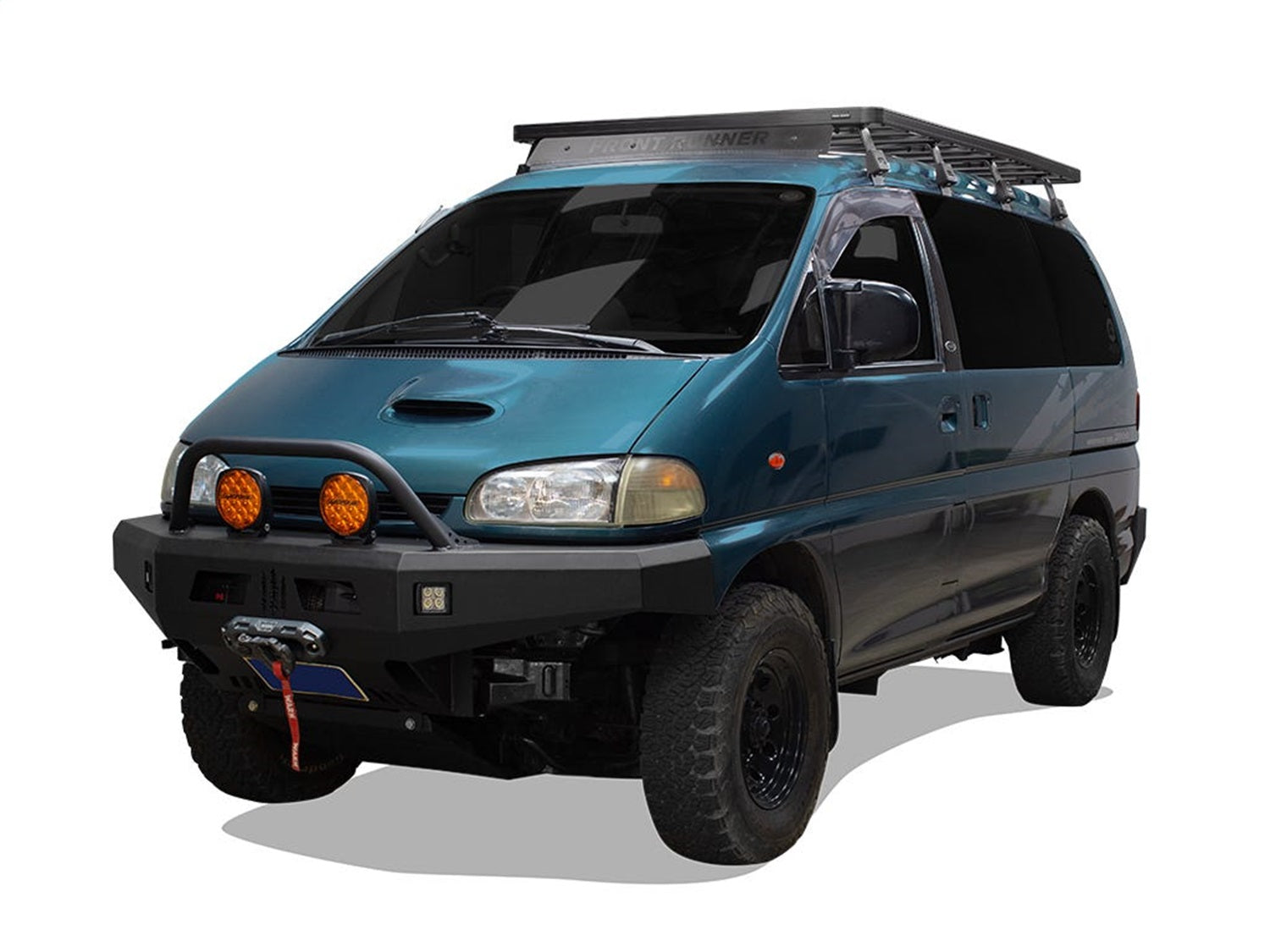 Slimline II Roof Rack Kit; For 1994-2007 Mitsubishi Delica L400 Space Gear; KRMD003T - Apollo Off-Road