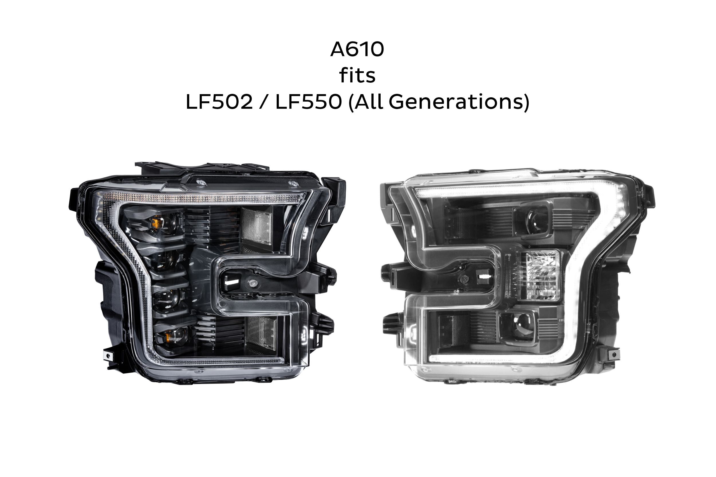 Smoked Sidemarkers: LF523 / LF525 (All Gens) (Set) - Apollo Off-Road