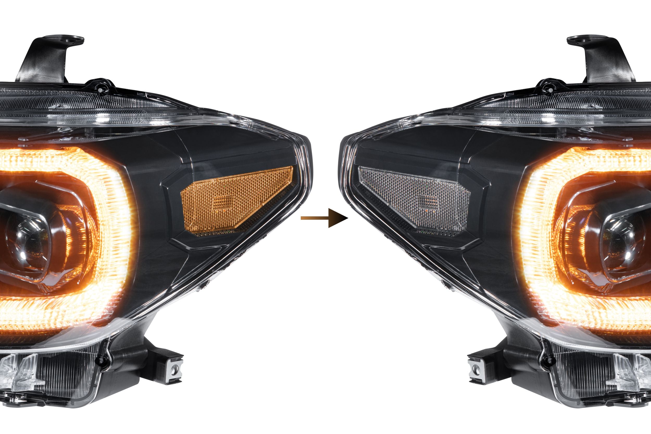 Smoked Sidemarkers: LF523 / LF525 (All Gens) (Set) - Apollo Off-Road