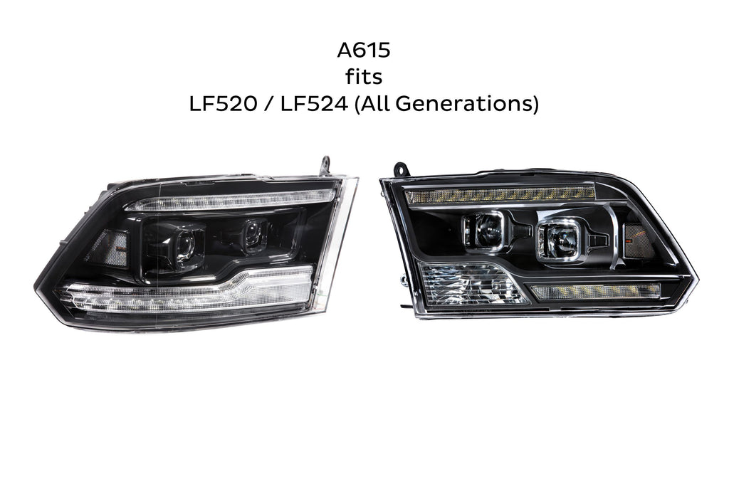 Smoked Sidemarkers: LF523 / LF525 (All Gens) (Set) - Apollo Off-Road