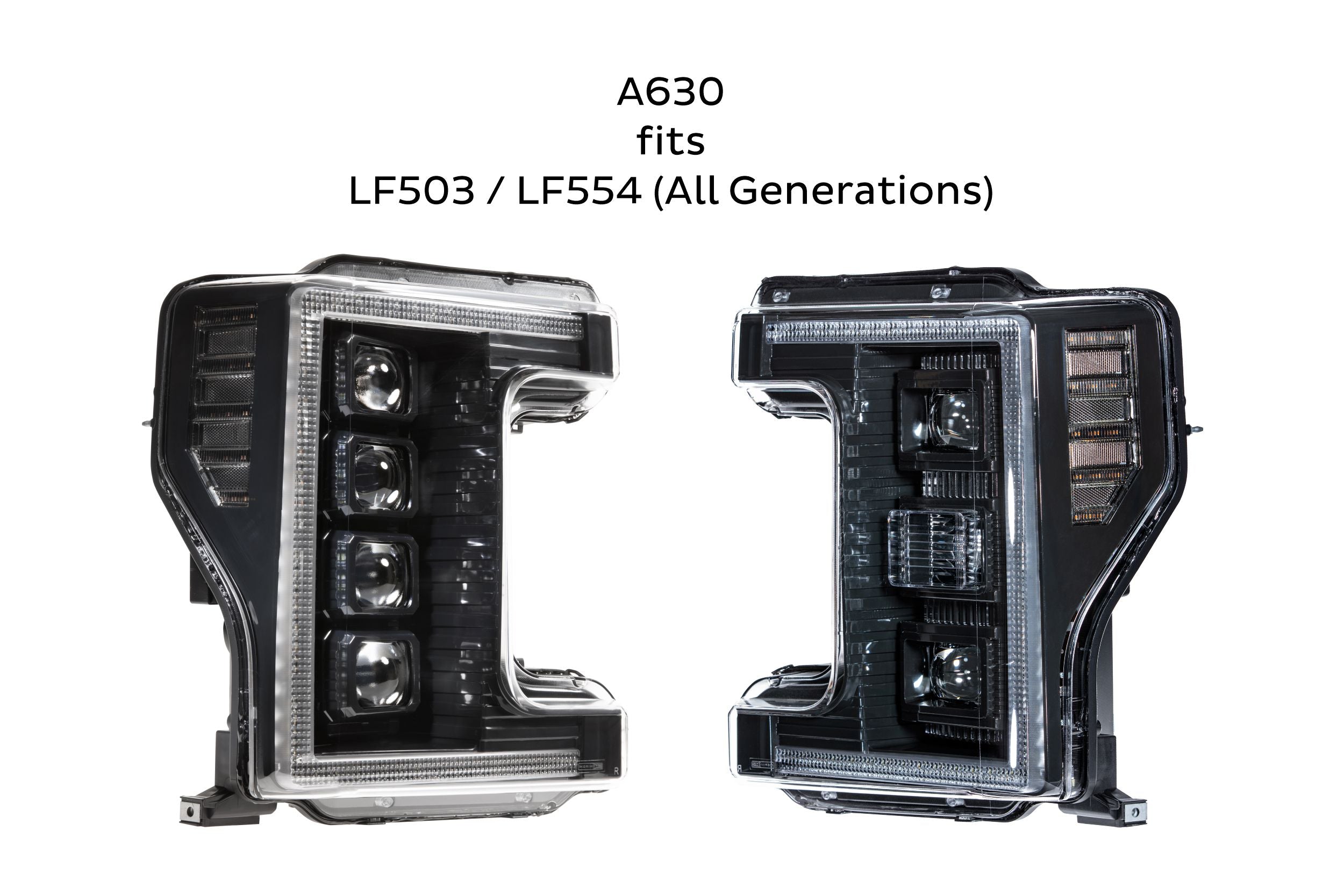 Smoked Sidemarkers: LF523 / LF525 (All Gens) (Set) - Apollo Off-Road