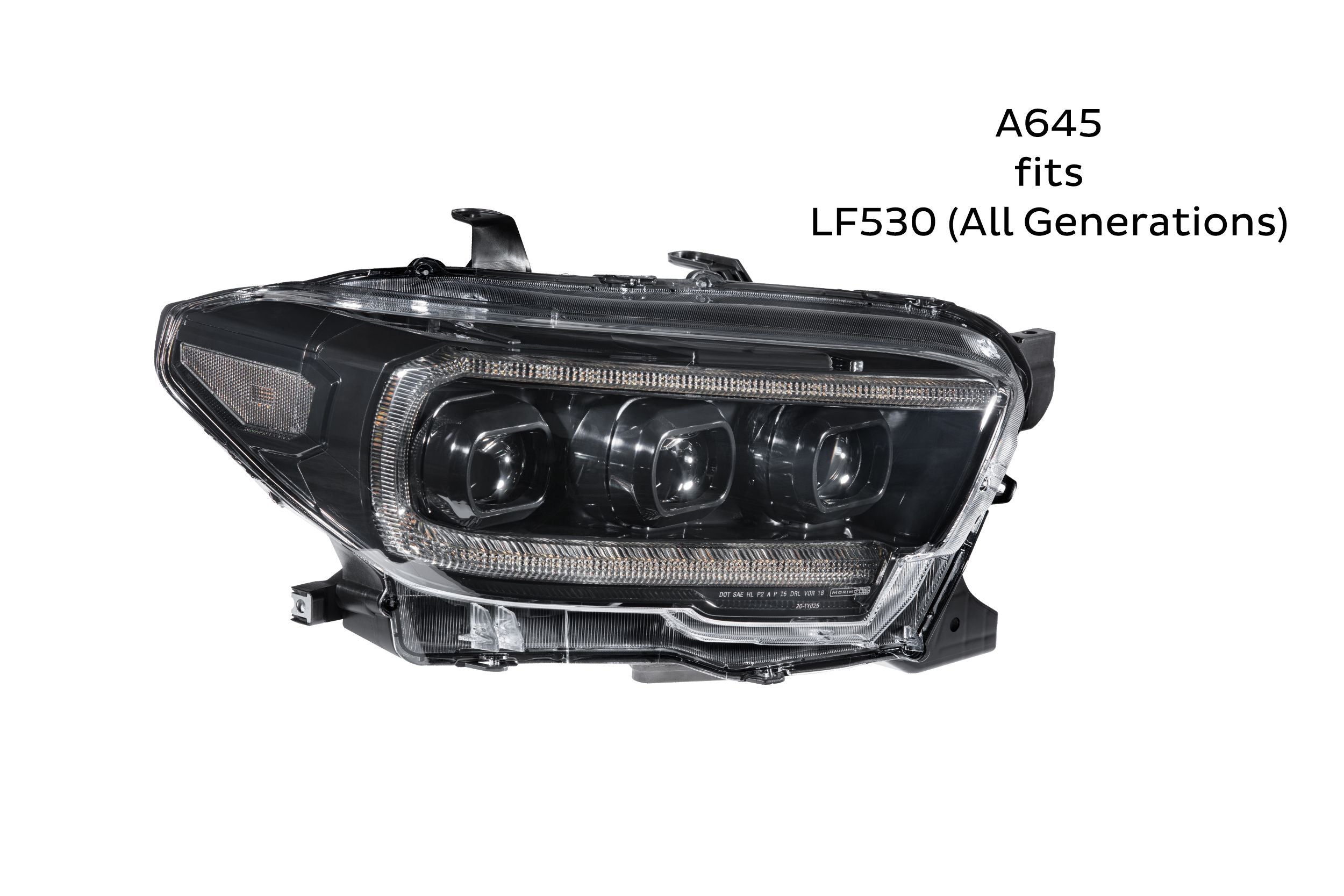 Smoked Sidemarkers: LF523 / LF525 (All Gens) (Set) - Apollo Off-Road