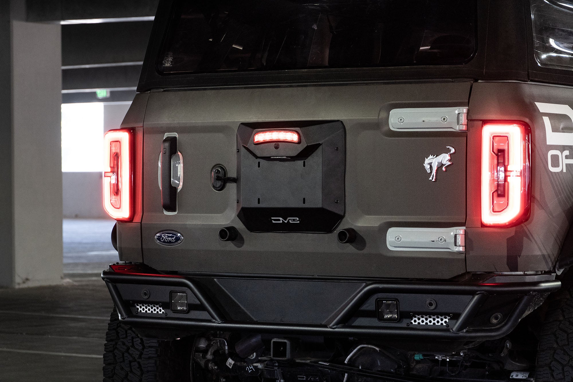 Spare Tire Carrier Delete Plate - Apollo Off-Road