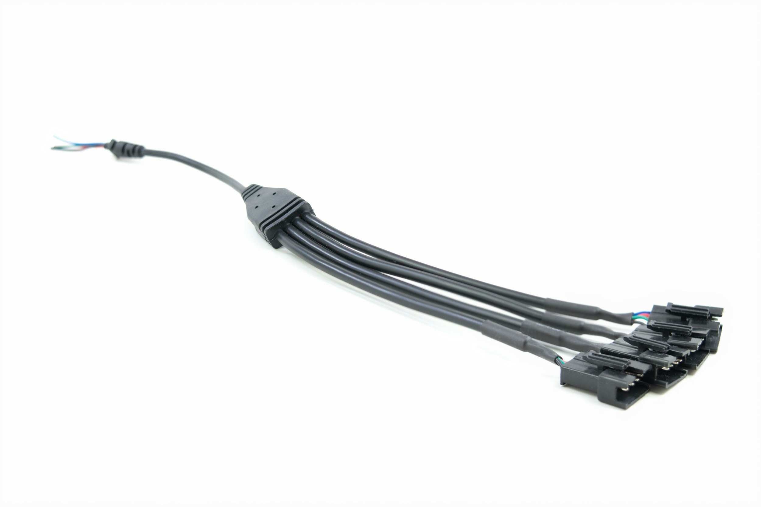 Splitter: Bare 4 Wire to 4x JST 4P Female - Apollo Off-Road