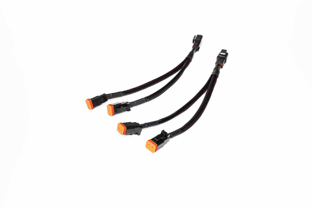 Splitters: Deutsch 2P Male to 2x Deutsch 2P Female (Pair) - Apollo Off-Road