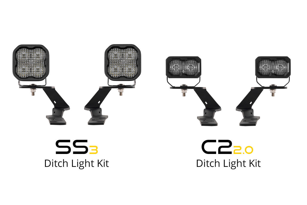 Diode Dynamics SS3 LED Ditch Light Kit for 2019-2021 Ford Ranger Pro White Combo