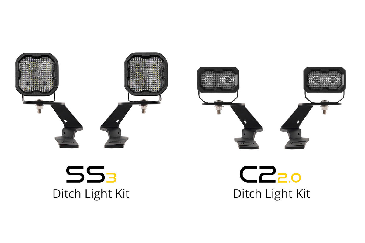 Diode Dynamics SS3 LED Ditch Light Kit for 2019-2021 Ford Ranger Pro White Combo
