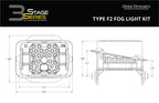 Diode Dynamics SS3 Sport Type F2 Kit ABL White SAE Fog