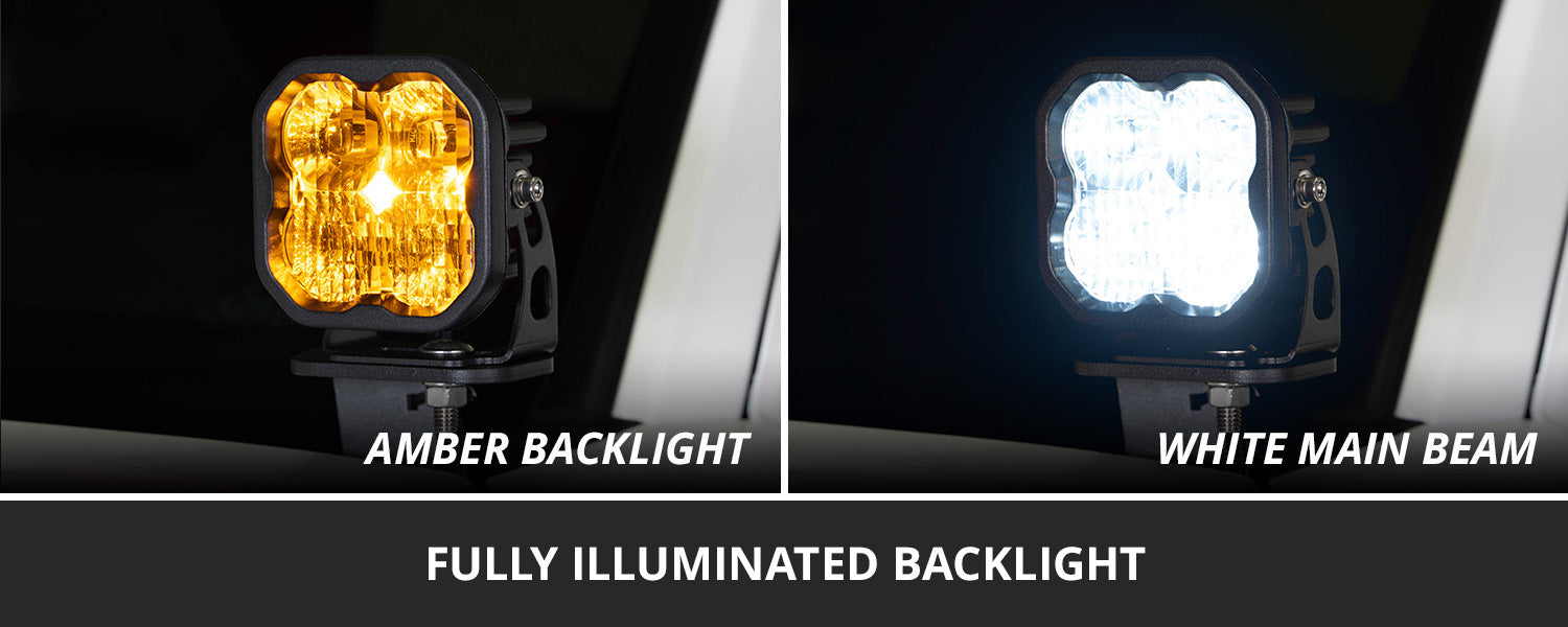 Diode Dynamics SS3 LED Ditch Light Kit for Toyota Tacoma/4Runner Pro Yellow Combo