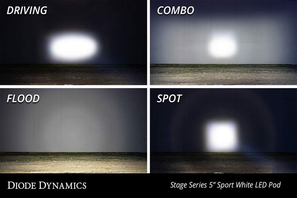 Diode Dynamics SS5 LED Pod Sport White Spot (single)