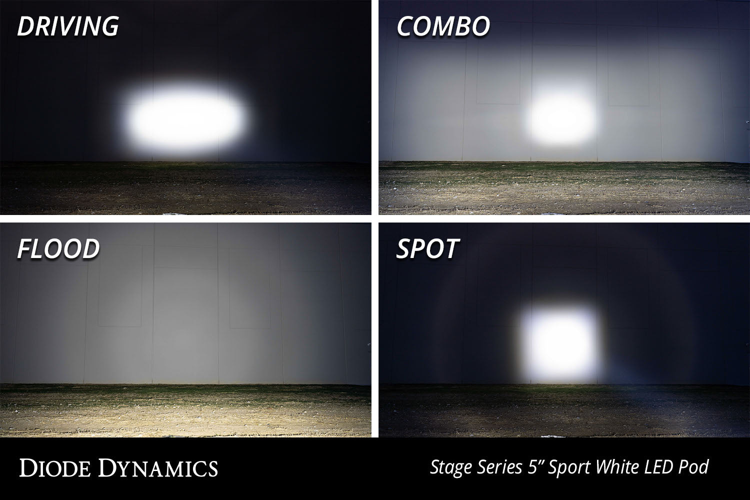 Diode Dynamics SS5 LED Pod Sport White Driving - No Brackets (single)