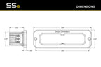Diode Dynamics SS6 Pro White Flood Flush RBL (single)