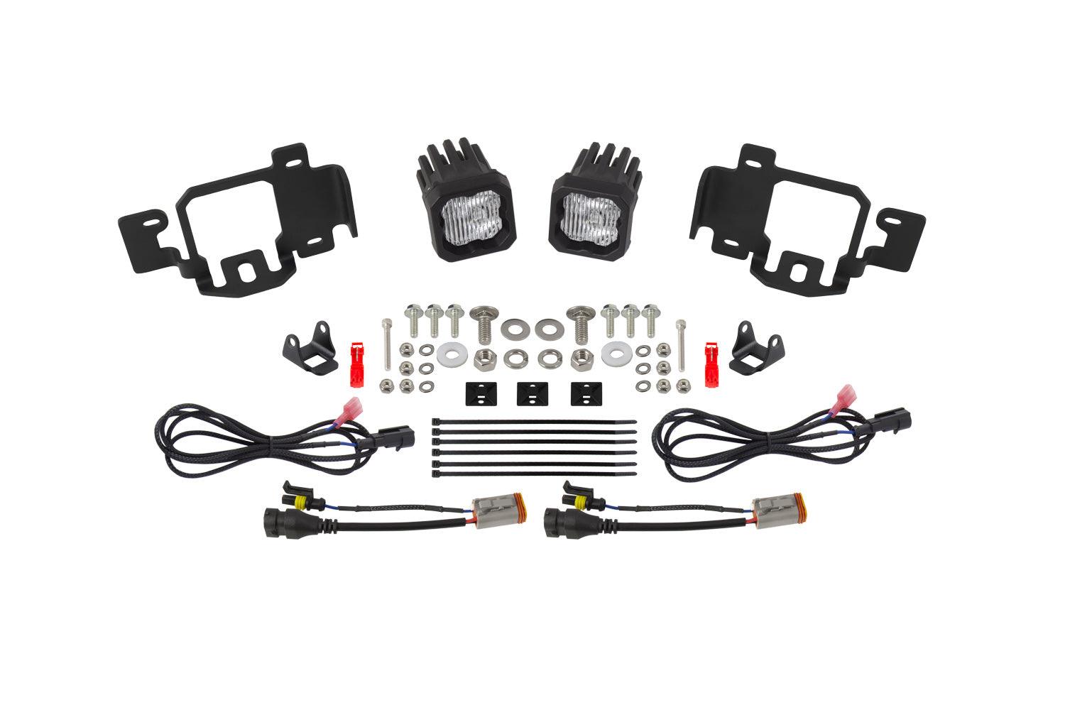 SSC1 LED Fog Light Kit SAE Fog for 2023-2024 Chevrolet Colorado - Apollo Off-Road