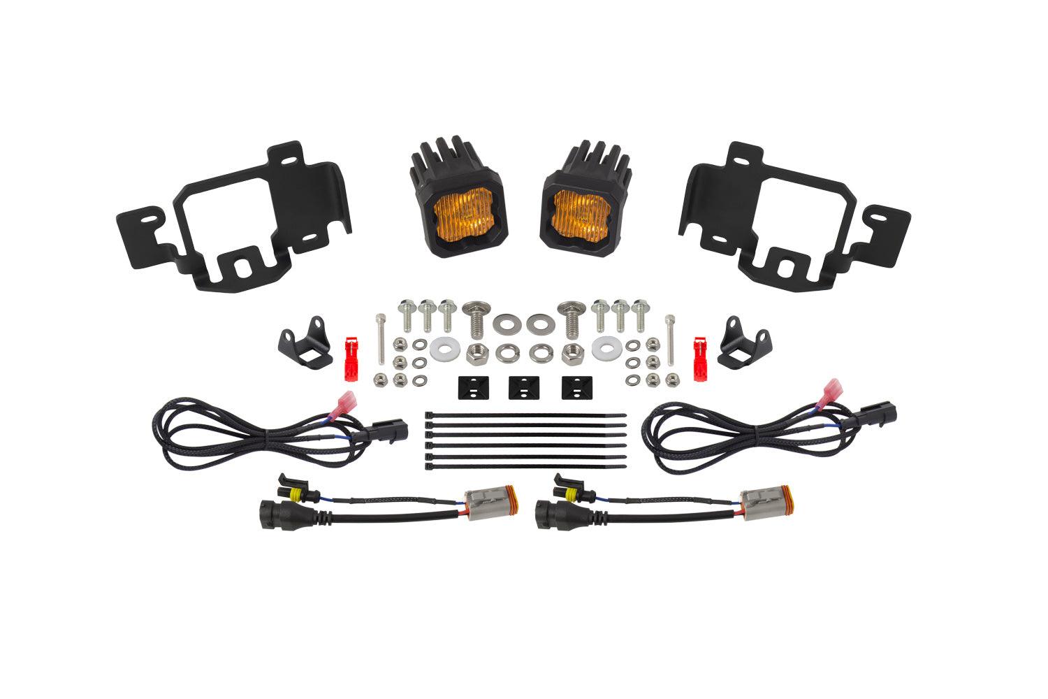 SSC1 LED Fog Light Kit SAE Fog for 2023-2024 Chevrolet Colorado - Apollo Off-Road
