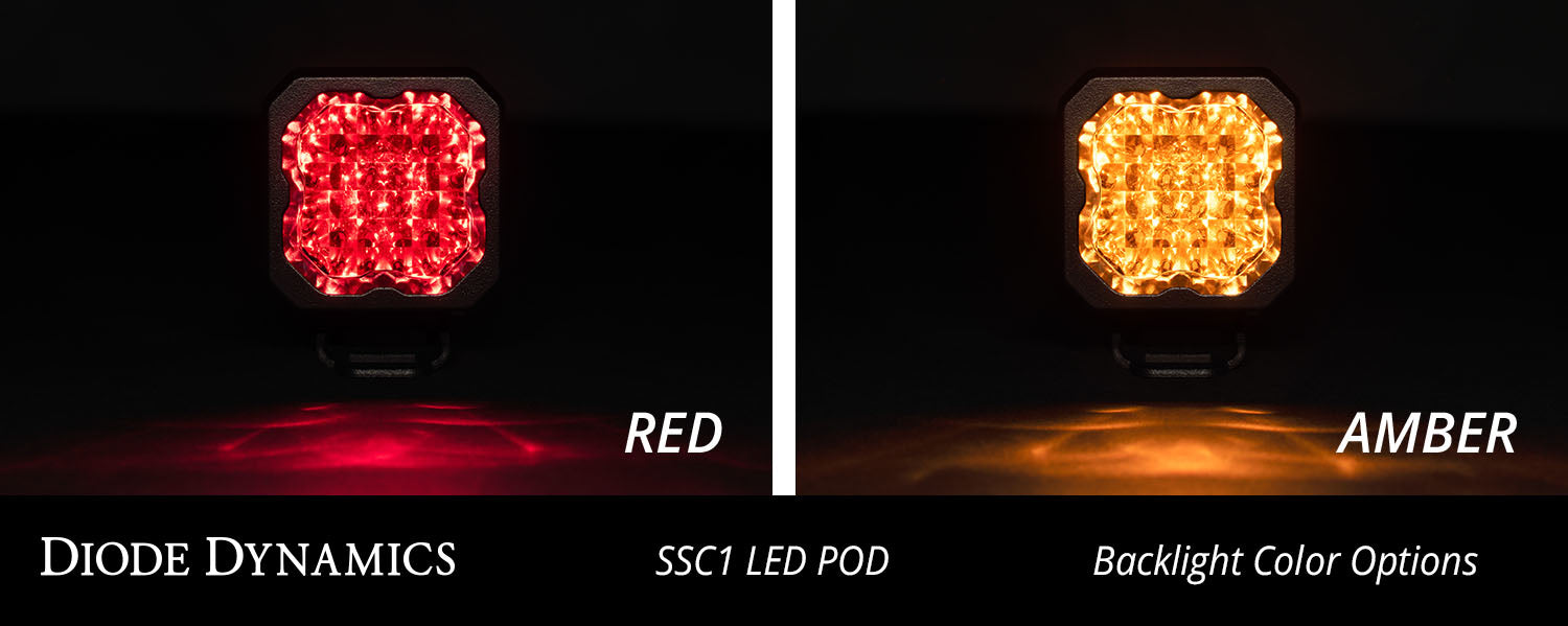 Diode Dynamics SSC1 LED Pod Pro White Spot ABL (single)