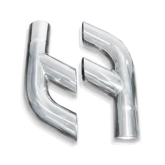 Stainless Works 1977-81 Trans Am Splitter Tips 2" Inlet - Apollo Off-Road