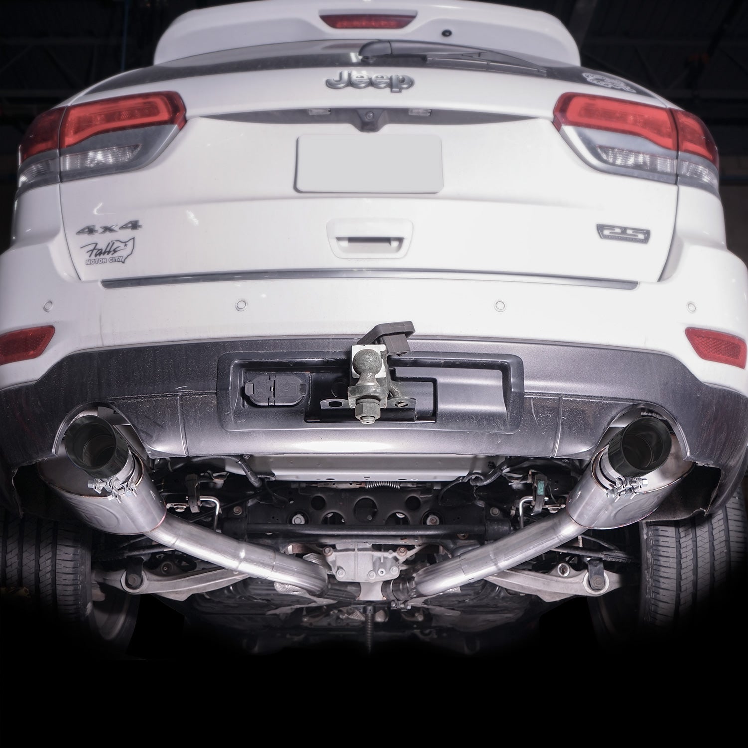 Stainless Works 4? Double Wall Slash-Cut Black Tip Kit - Apollo Off-Road
