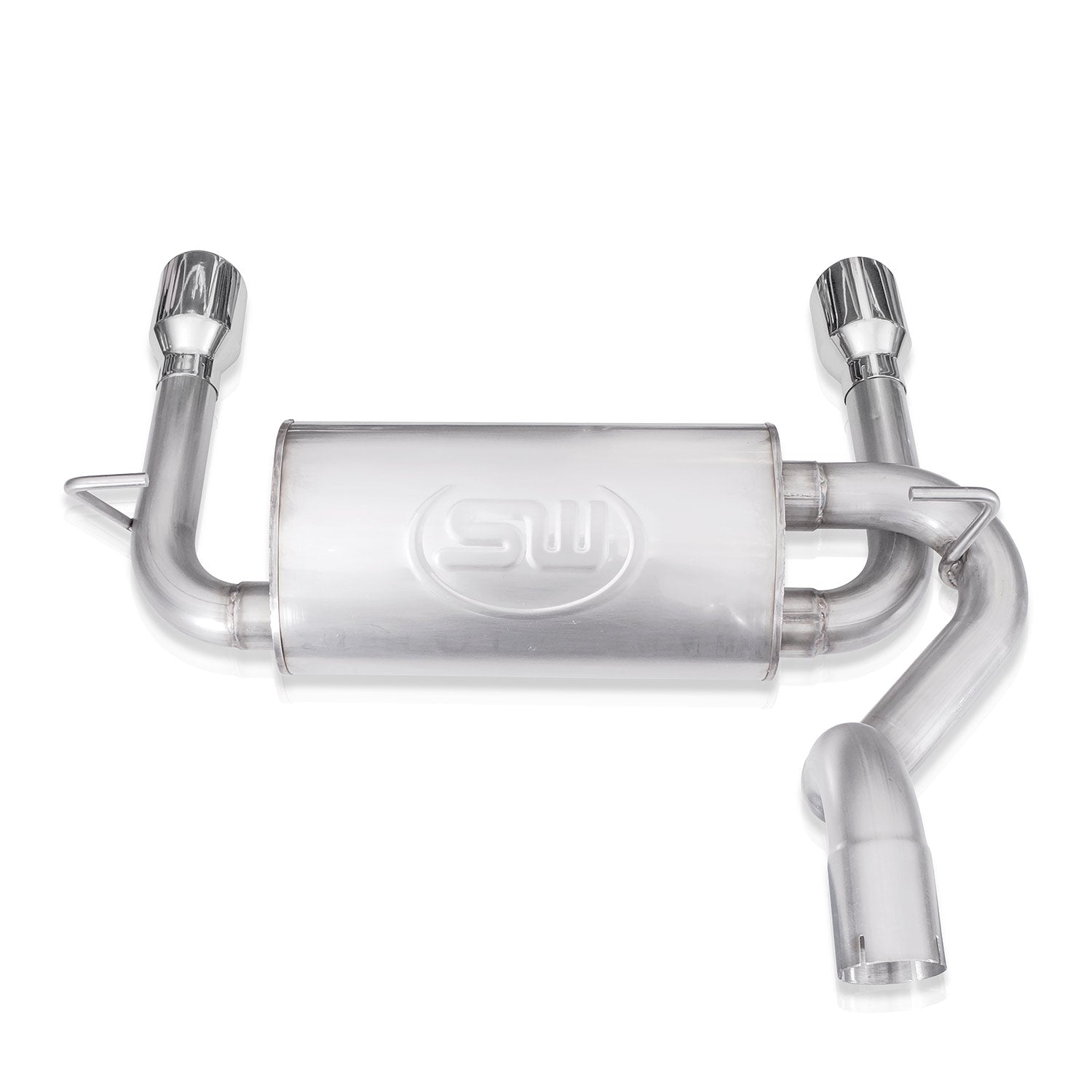Stainless Works Axleback Dual Oulet Muffler Factory Connect - Apollo Off-Road